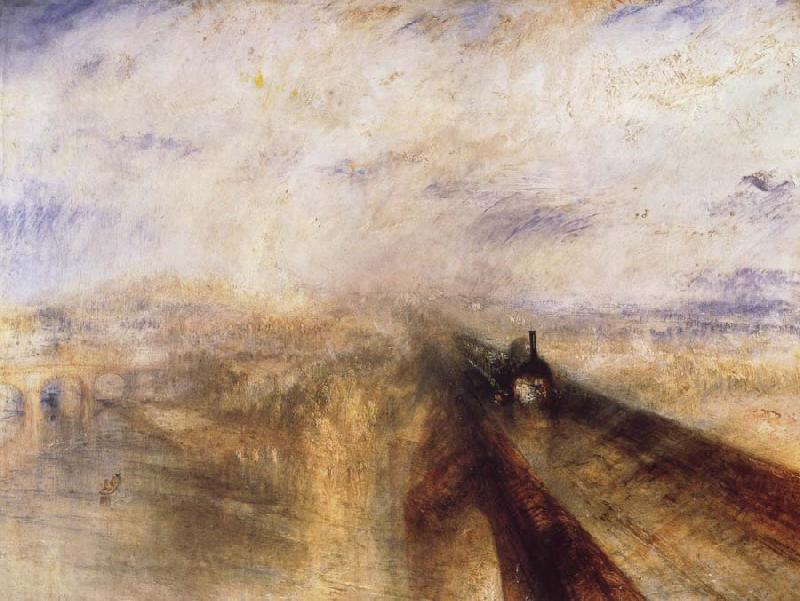 Joseph Mallord William Turner Rain,Steam and Speed The Great Western Railway France oil painting art